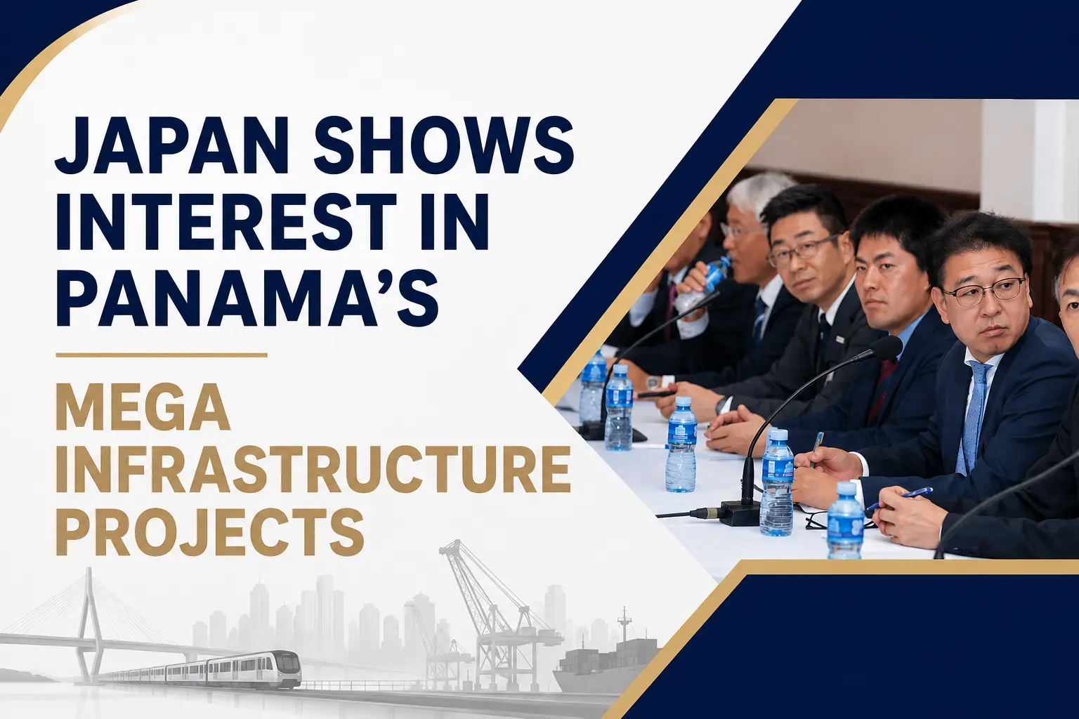 Japan business federation meeting for logistics projects to invest in Panama