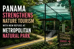 Tropical Forest Refuge at the Metropolitan Natural Park, a nature tourism and conservation space in Panama City