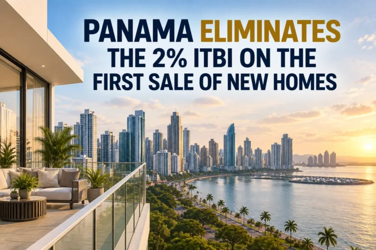 Panama ITBI exemption for new homes under Law 546, Republic of Panama